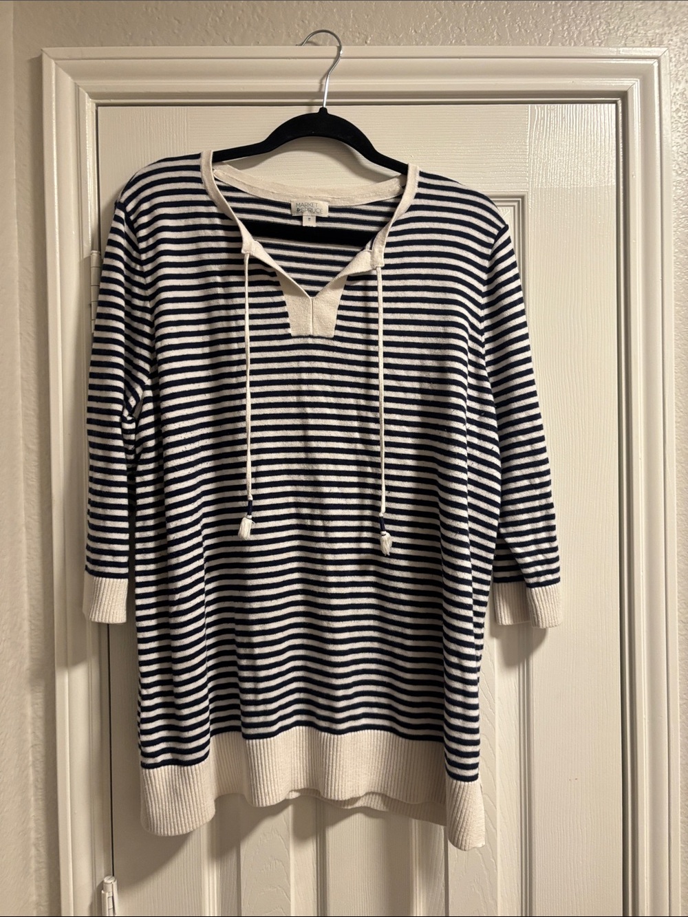 Market & Spruce 2 XL striped knitted top like new!